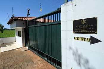 The Iranian embassy in Brazil 