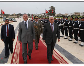 Visita de Mahmoud Abbas a Túnez 