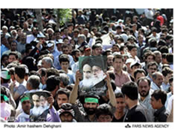 Processions held on the death anniversary of Ayatollah Ruhollah Khomeini, the founder of the Islamic revolution