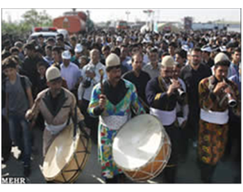 Processions held on the death anniversary of Ayatollah Ruhollah Khomeini, the founder of the Islamic revolution