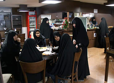 First women’s coffee shop in Tehran