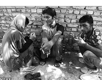 Drug-addicted women in Iran