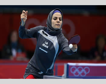 Iranian athletes at the Olympics (Source: www.olympic.ir, the website of Iran’s Olympic Committee) 