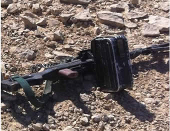 One of the weapons seized during the incident (IDF Spokesman, September 23, 2012).