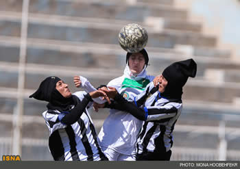 Soccer game in women’s premier league