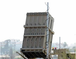 The Iron Dome aerial defense system, which intercepted one of the rockets used to attack Eilat