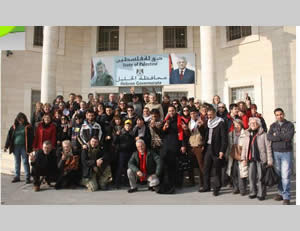 The Italian delegation received by the governor of Hebron (Website of the governor of Hebron, January 2, 2014).