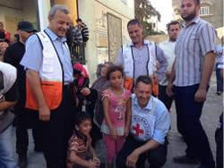 La visita del Presidente de la Cruz Roja a la Franja de Gaza (sitio de la Cruz Roja, 5 de agosto de 2014)