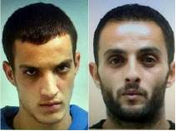 Los dos terroristas  Ghassan y Adi Abu Jamal, realizadores del atentado en la sinagoga (página facebook de QUDSN, 18 de noviembre de 2014). 