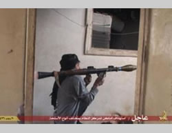 ISIS operatives during the fighting in Deir al-Zor (justpaste.it file sharing website, May 9, 2015)