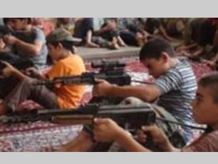 Children’s training at an ISIS camp south of Damascus (justpaste.it, August 8, 2015)