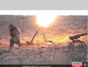 ISIS operatives attacking the Ithriya checkpoint (muslims-news.com, October 31, 2015) 