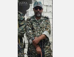 Brigadier General Farshad Hasounizadeh, former commander of the Saberin special forces brigade, killed on October 12, 2015, near Aleppo.