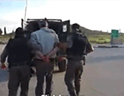 The stabber is taken for interrogation (Israeli Police Force Spokesman's Unit, April 3, 2016).