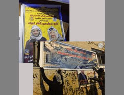 Incitement using posters. 