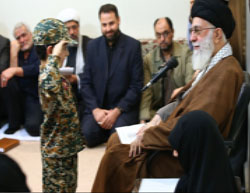 Ali Khamenei meets with the families of Iranians killed fighting in Syria (Website of Ali Khamenei, November 1, 2016).