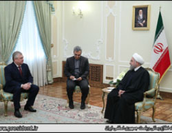 Iranian President Rouhani meets with Russian envoy Alexander Lavrentiev (Website of Hassan Rouhani, December 3, 2016).