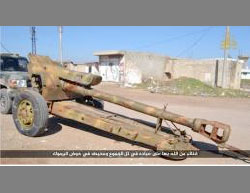 Photos released by ISIS, showing weapons seized by the Khalid bin Al-Walid Army  (Haqq, February 21, 2017)