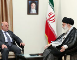 Khamenei and al-Abadi meet in Tehran (website of the supreme leader, June 21, 2017).