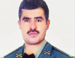 Mehdi Joudi, Iranian army officer killed in Syria (Twitter, July 12, 2017).