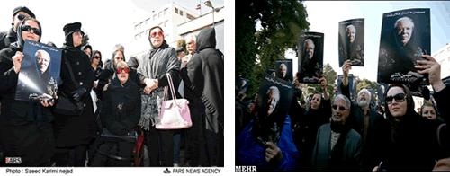 Pictures of the week: the funeral of Simin Daneshvar, one of Iran’s most important women authors, who passed away in Tehran at the age of 91