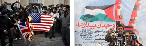 The Iranian regime exploits the Asian convoy's December 2010 visit for propaganda