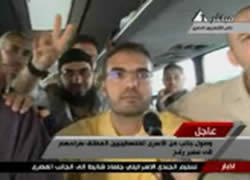 Terrorists interviewed by Egyptian TV en route to the Gaza Strip