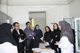 Dr. Abbas Sedaqat visiting the Behavioral Diseases Consultation Center