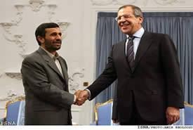 Lavrov and Ahmadinejad meet, October 2007