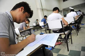 Over 1.1 million take university entrance examination