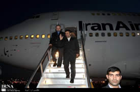 President Ahmadinejad on a visit to New York