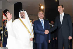 Meeting of Syrian, Lebanese, and Saudi Arab leaders in Beirut