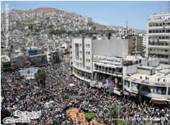 The shopping festival in Nablus