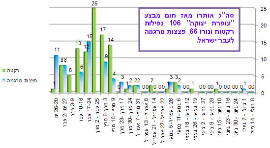 ירי רקטות ופצצות מרגמה