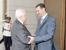 Abu Mazen and Bashar Assad