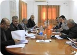 The freedoms committee meets in the Gaza Strip