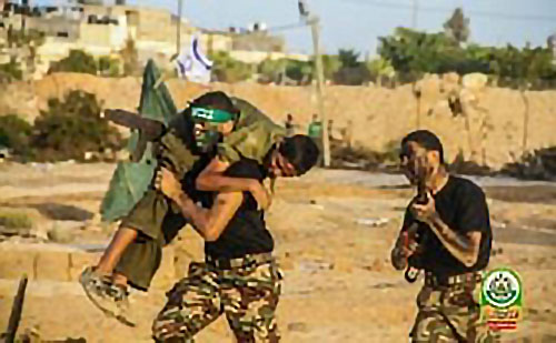 Abducting an IDF soldier.