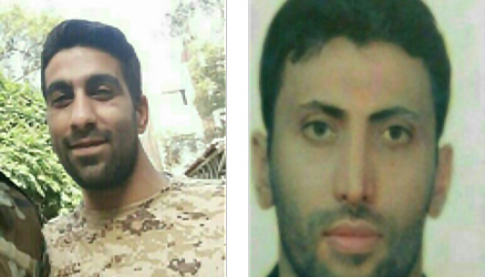 Morteza Hossein-Pour (right) and Mohammad Tajbakhsh (left) who were killed in Syria (Twitter, August 7 2017).