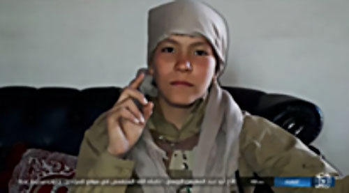 Abu Abd al-Muhaymin the Russian, a 15-year-old ISIS operative (Al-Sawarim, October 23, 2017).