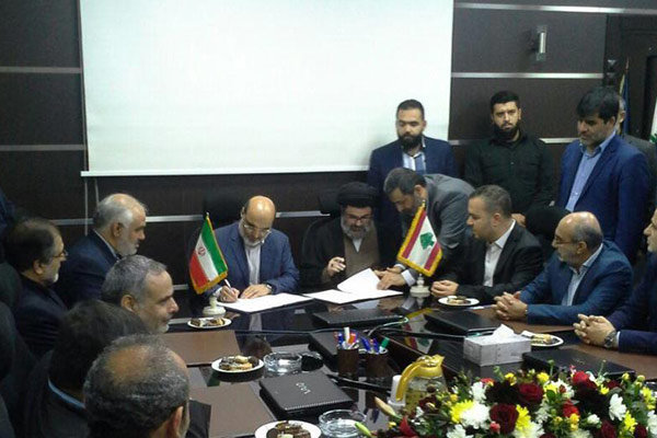 The executive director of the IRIB and a senior Hezbollah official sign the memorandum of understanding (Tehran Times, October 17 2017).