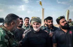 Qassem Soleimani in Albukamal on November 16, 2017 (Enab Baladi, November 17, 2017)