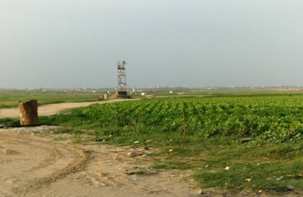 Observation post near the Israeli border, east of Khan Yunis (Paldf Twitter account, February 18, 2018).