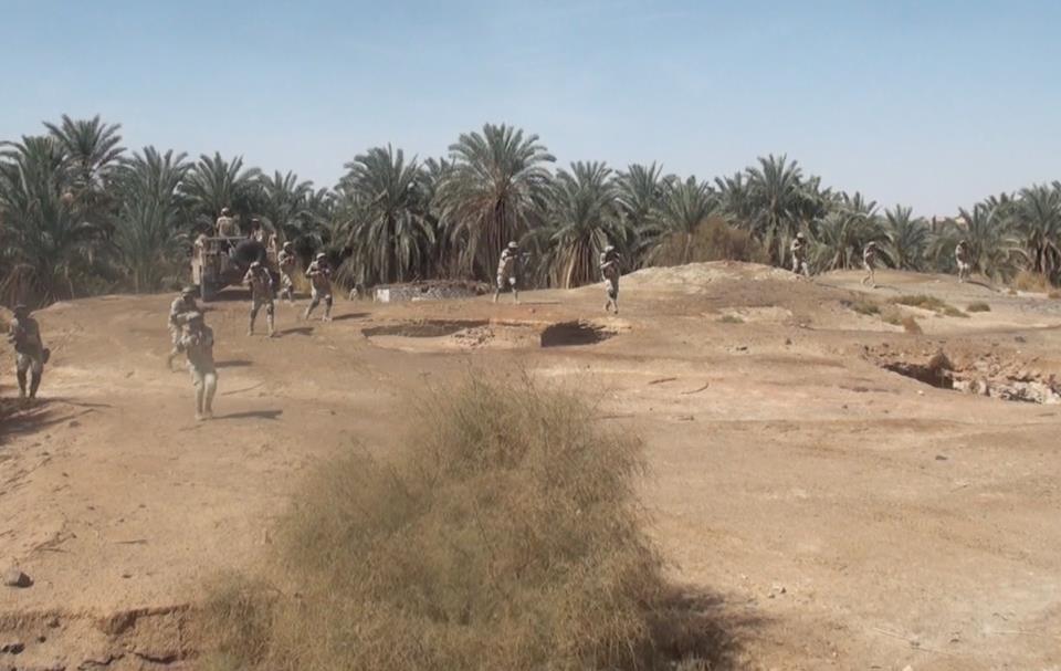 Soldats de l'armée égyptienne pendant l'activité (Page Facebook officielle de l'armée égyptienne, 4 mars 2018)