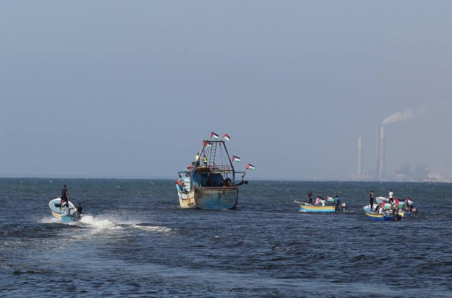 The Huriya en route to the Gaza Strip (Freedom Flotilla Coalition Facebook page, August 3, 2018).