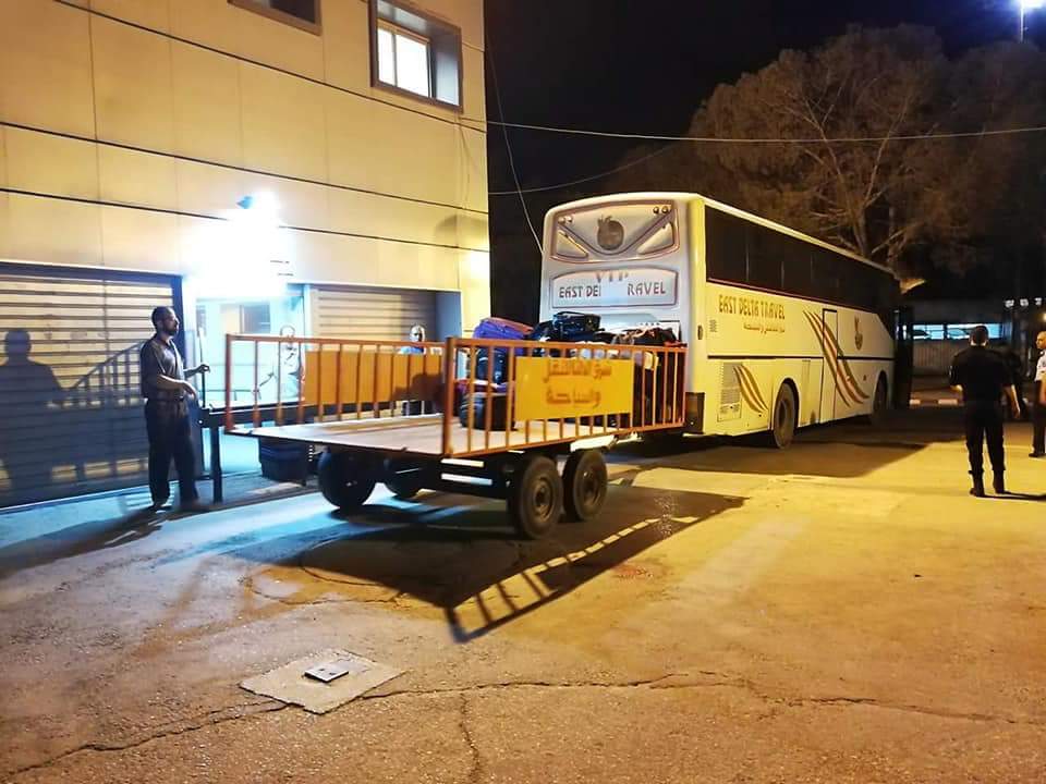 Retour de pèlerins dans la bande de Gaza via le terminal de Rafah (Page Facebook Shehab, 31 août 2018)