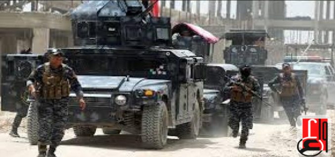 Iraqi police force during security activity (Iraqi News Agency, August 31, 2018)