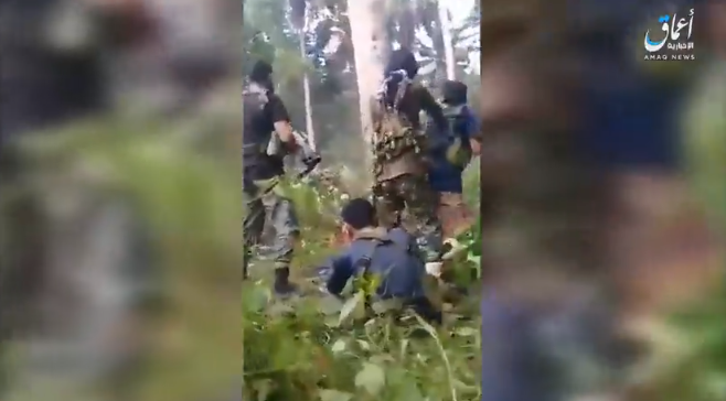 Four ISIS operatives who took part in an ambush against the Philippine army on the island of Jolo (Amaq News Agency, November 19, 2018)