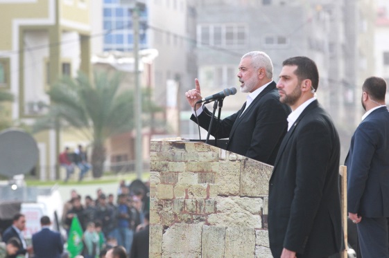 -Isma'il Haniyeh gives a speech (Palinfo, December 16, 2018).