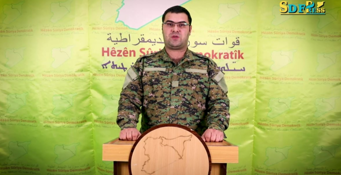 SDF Forces Spokesman Kino Gabriel (SDF Press, December 24, 2018)