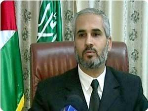 Hamas’s spokesman Fawzi Barhoum: The Jewish Lobby in the US is behind the American economy (photo: Palestine Info, October 7, 2008)